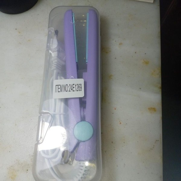 Mini Planchita de Pelo Cerámica para Flequillo y Cabello Corto