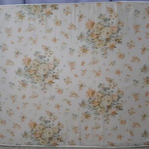 Colchón de Espuma de 2 Plazas con Estampado Floral Beige - imagen 3