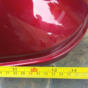 Baúl Portaequipajes Universal para Motocicleta Rojo Brillante - imagen 7