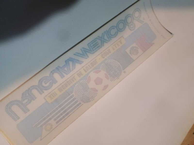 Pegatina para vidrio interno Mundial México 86 - imagen 1