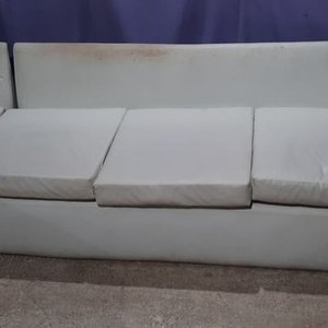 Sillón Esquinero Blanco con Almohadones - imagen 2