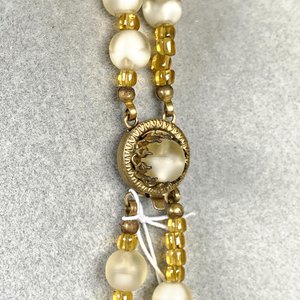 Collar de Cristal y Perlas Sintéticas en Dos Vueltas - imagen 5