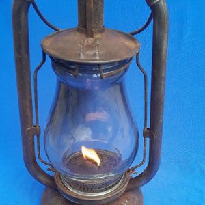 Antiguo Farol a Queroseno Alemán Feuerhand "Nr. 201" - imagen 3