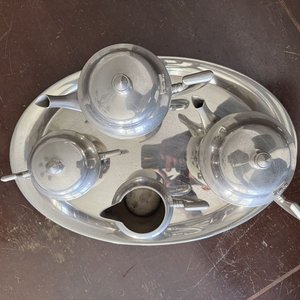Juego de Té/Café de Alpaca Argentino con Bandeja - imagen 19