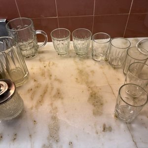 Jarras y Vasos de Vidrio con Relieve - imagen 2