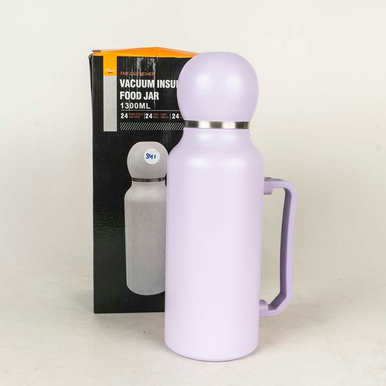 Termo de Vidrio con Tapa Mate y Asa