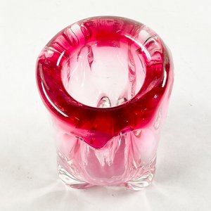 Florero Murano Rosa Degradé Cristal 18 cm - imagen 2