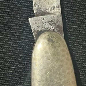 Navaja Antigua de Plata Muller & Schmidt Solingen Centenaria Sellada - imagen 3