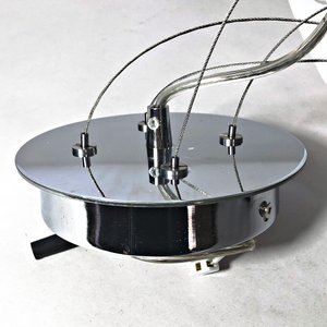 Colgante de Techo Moderno con Cristales y Diseño Bicolor - imagen 4