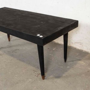 Mesa de Living Americana Negra con Detalles y Averías - imagen 3