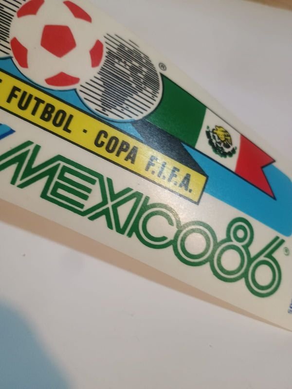 Pegatina para vidrio interno Mundial México 86 - imagen 3