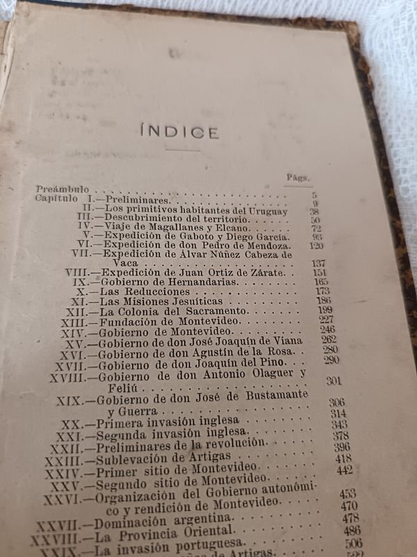 Libro Antiguo 'Resumen de la Historia del Uruguay' de Orestes Araújo - imagen 5