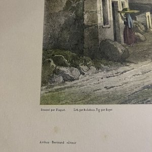 Lámina Antigua "Porte Extérieure de Montevideo" - Uruguay, Pl. 13 - imagen 3