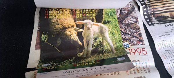 Calendarios de FUNSA y ANCAP (Animales) - imagen 7