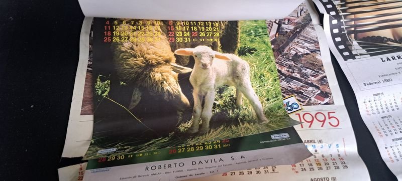Calendarios de FUNSA y ANCAP (Animales) - imagen 7