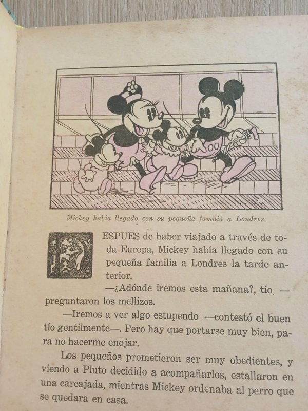 Libro de Disney en Español de 1942 - Una Joya Rara - imagen 2