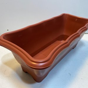 3 Macetas Jardineras Plásticas Terracota Arqplast 38x17x14cm - imagen 4