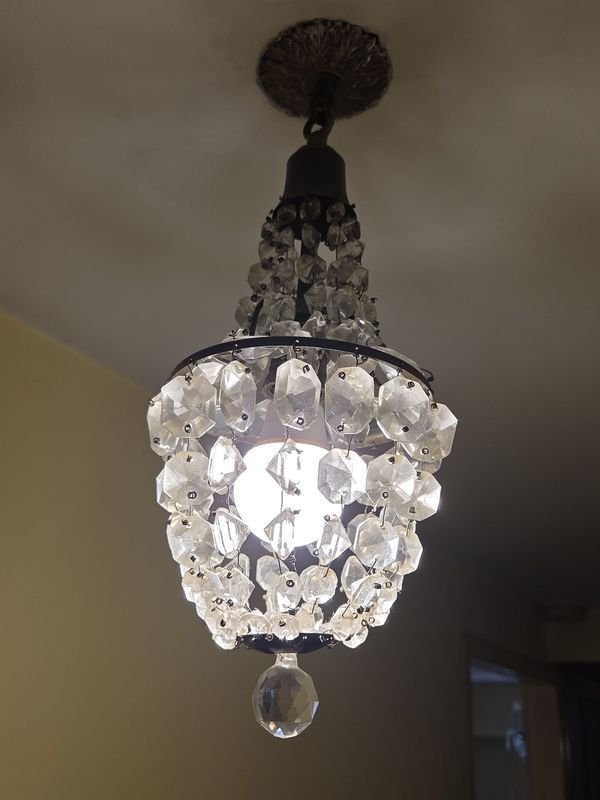 Colgante en bronce y cristal de excelente calidad - imagen 2