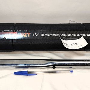 Lote siguiente: Torquímetro Ajustable DZT 1/2" 28-210 Nm con Valija