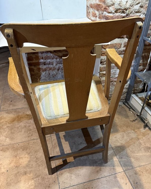 Silla de roble maciza para decoración - imagen 3