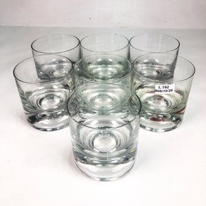 Set de 7 Vasos para Whisky Hialinos con Base Prensada - imagen 2