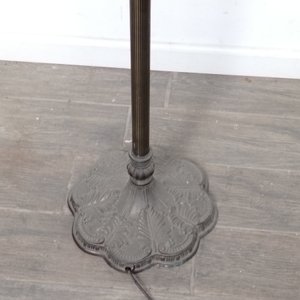 Lámpara de Pie Estilo Tiffany con Vitral de Libélulas y Flores - imagen 5