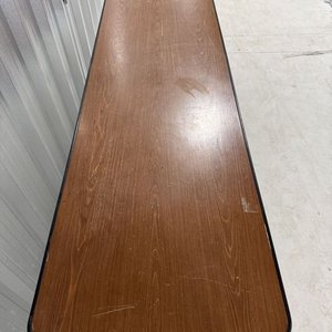 Mesa Rectangular Multiuso Estructura Metálica Tapa Imitación Madera - imagen 9
