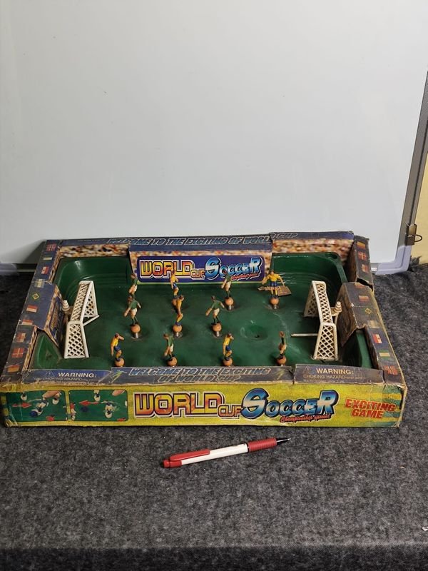 Futbolito Antiguo "World Cup Soccer" con Caja Original