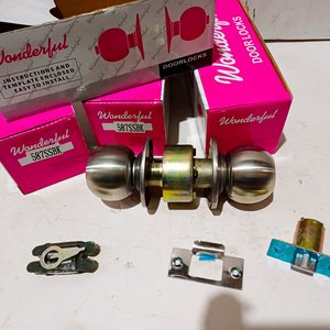 4 Cerraduras Tipo Pomo Marca Wonderful - imagen 2