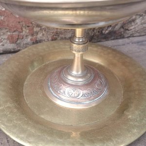 Taza Decorativa Francesa Estilo Imperio con Relieve - imagen 5