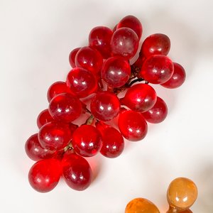 Cuatro Racimos de Uvas Decorativas de Acrílico - imagen 5