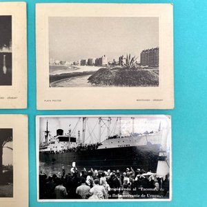 Lote de 5 Postales: Puerto de Montevideo y Vistas Urbanas - imagen 4