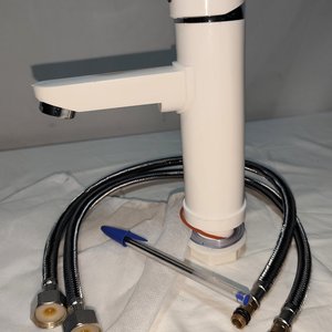 Monocomando de Pileta para Baño en PVC Blanco, Nuevo en Caja - imagen 2