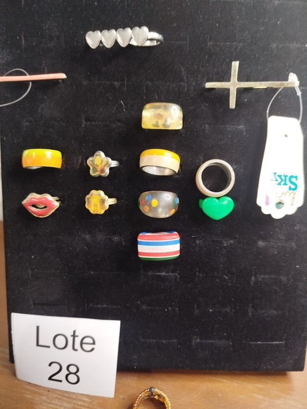 Lote de 12 Anillos Vintage Variados