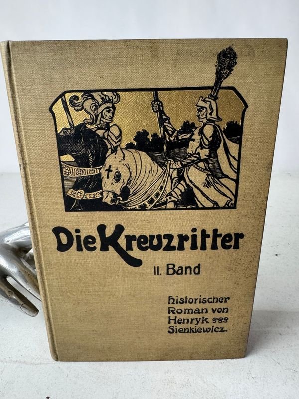 Dos Tomos de Los Cruzados, por Henryk Sienkiewicz - Edición O. Cradauert en Leipzig 1902 - imagen 2