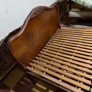 Cama Estilo Francés de Plaza y Media en Madera - imagen 3