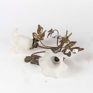 Lote anterior: Aplique de Bronce con Dos Tulipanes de Vidrio