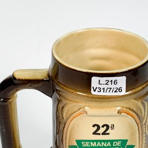 Jarra Cervecera de Loza "Semana de la Cerveza 22" Norteña (1987) - imagen 3