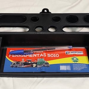 Soporte de Pared Negro para Herramientas, 60x16cm - imagen 2