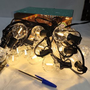 Tira de Luces LED Vintage G45, 25 Bombillas, 7.5 Metros, Nuevas en Caja - imagen 3