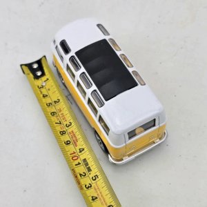 Réplica de Kombi Volkswagen Amarilla y Blanca - imagen 5