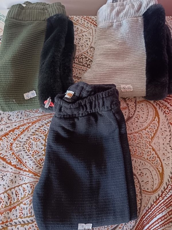 Lotes de pantalones para niñas con felpa y algodón - imagen 2