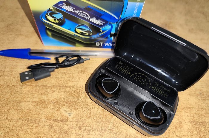 Auriculares BT recargables con pantalla LED - imagen 3