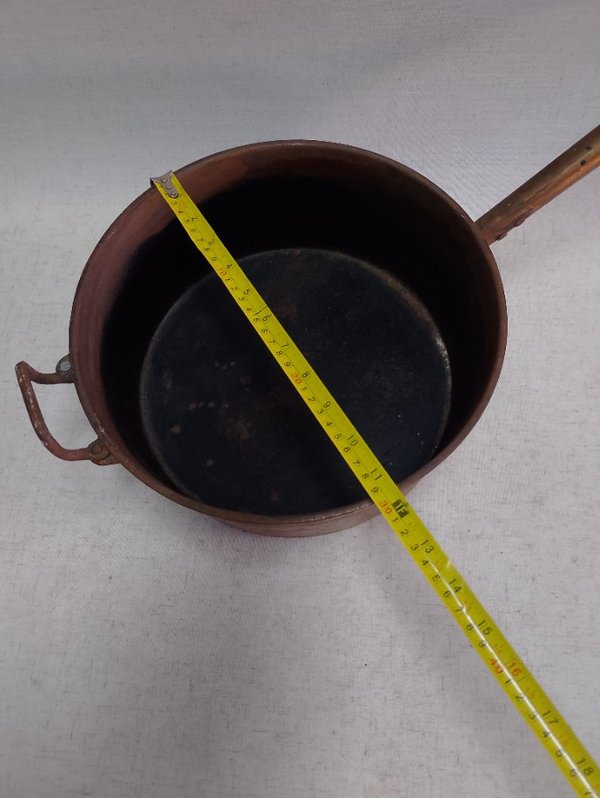 Hermosa olla de hierro cobreada para cocina - imagen 9