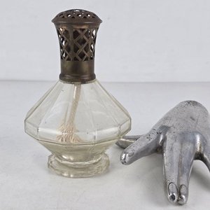 Lámpara Berger París Difusora Catalítica de Vidrio y Bronce - imagen 1