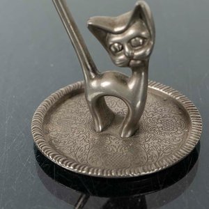 Despojador de Metal con Figura de Gato Estilizado - imagen 2