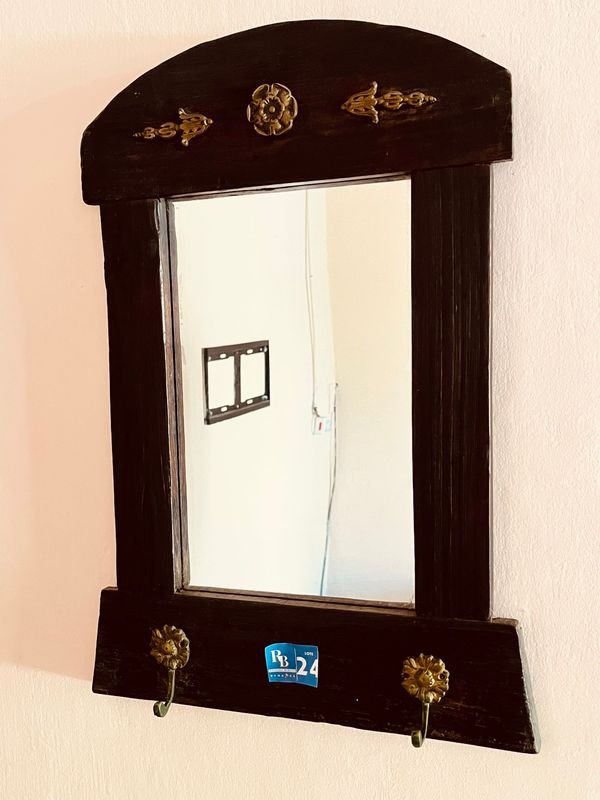 ESPEJO MARCO DE MADERA - imagen 1