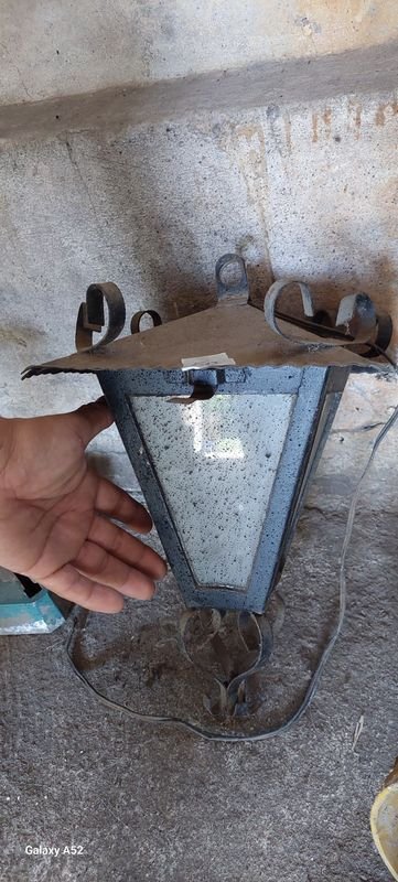 Farol de patio en metal para exterior - imagen 3