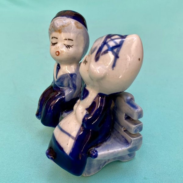 Antiguo y hermoso adorno holandés de cerámica Delft - imagen 2