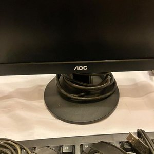 Monitor AOC, Teclado Genius y Mouse con Cable - Set Informático - imagen 3